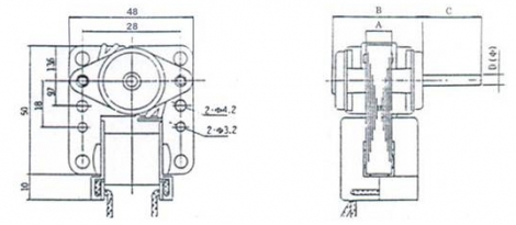 Shaded Pole Asynchronous Motor 48 Series